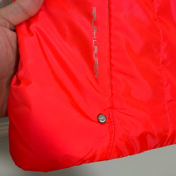 NWT RALPH LAUREN RLX Neon Pink Puffer Vest With Zipper Pockets | size Small - Picture 15 of 15